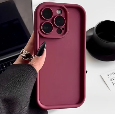 Frosted Photo Frame Simple Drop-resistant Soft Phone Case