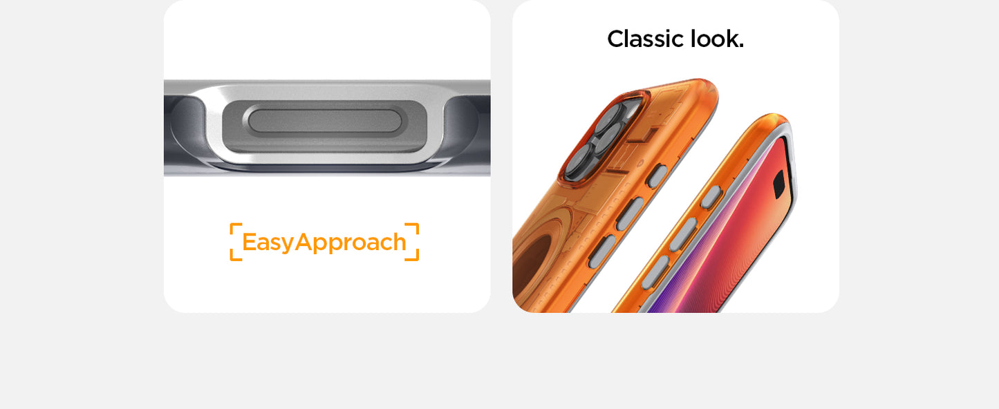 Spigen Compatible with iPhone 16 Pro Max Case Classic C1 MagFit - Graphite