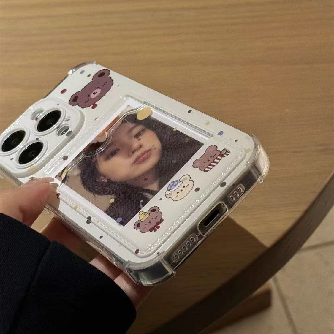 Cartoon Bear Photo Frame Phone Case