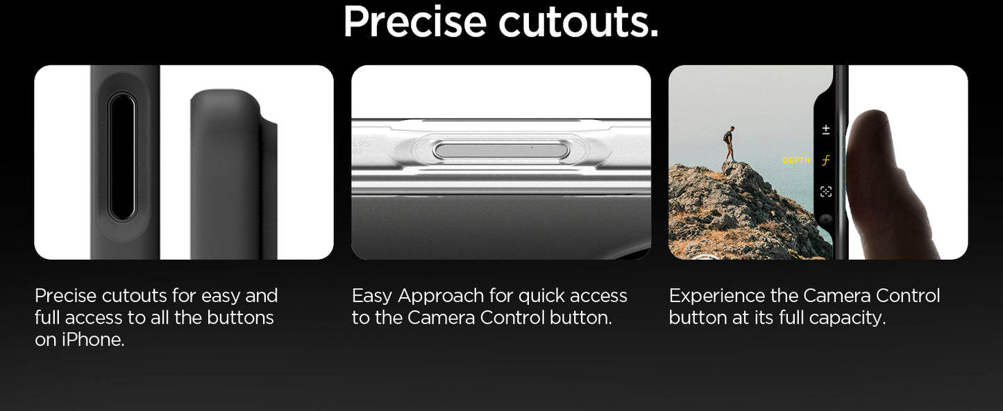 Spigen Compatible with iPhone 17 Pro Max Case Ultra Hybrid MagFit - Clear White