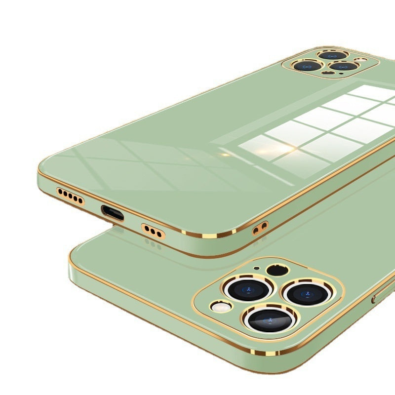 Simple 6D Straight Edge Electroplating Suitable For 16 Phone Case