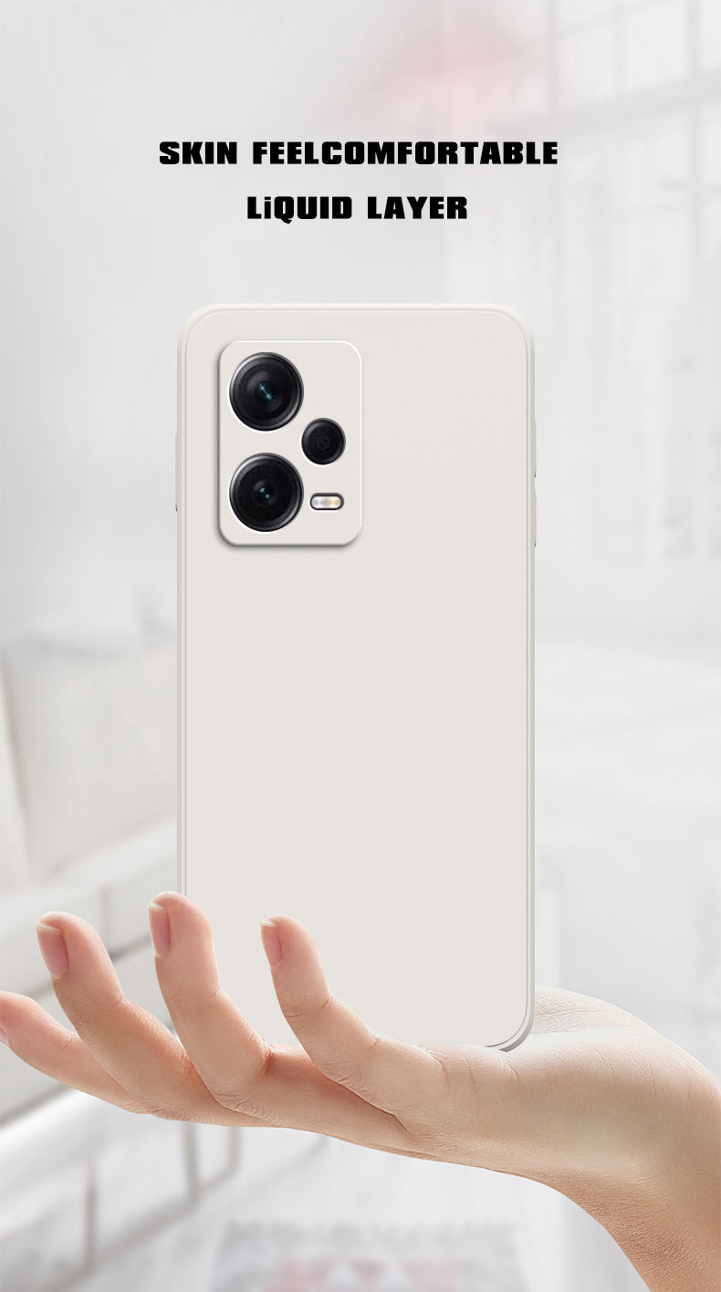 Square Liquid Silicone Case for Xiaomi Redmi Note 12 Pro Plus Discovery Soft Fundas Note12 12Pro Speed Pro+ Turbo 5G Basic Cover
