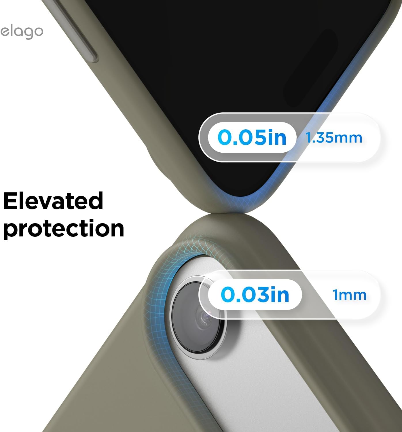 elago for iPhone Air Case, Premium Magnetic Silicone Case, Compatible with MagSafe, Liquid Silicone Material, Protective Cover, Shockproof, Slim Phone, 6.5 inch (Medium Grey)