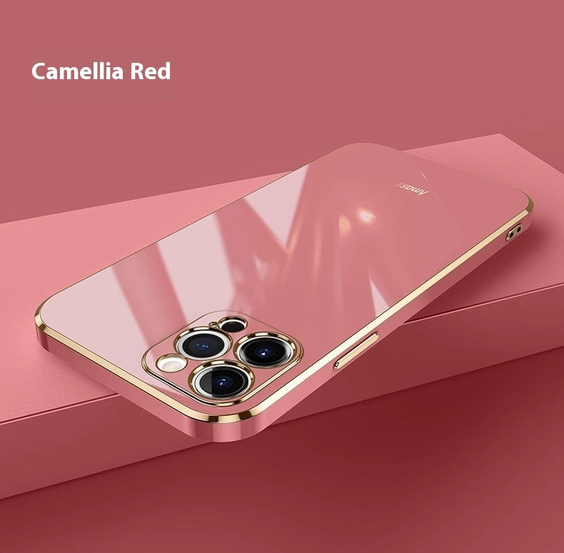 Simple 6D Straight Edge Electroplating Suitable For 16 Phone Case