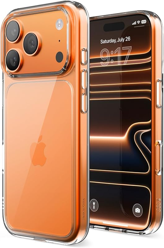 elago for iPhone 17 Case, Crystral Clear Case, PC + TPU Hybrid Technology, Ultra Slim, Raised Camera Protection, Durable Scratch-Resistant, Shockproof Protective Cover, 6.3 inch