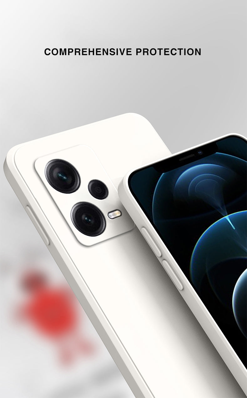 Square Liquid Silicone Case for Xiaomi Redmi Note 12 Pro Plus Discovery Soft Fundas Note12 12Pro Speed Pro+ Turbo 5G Basic Cover