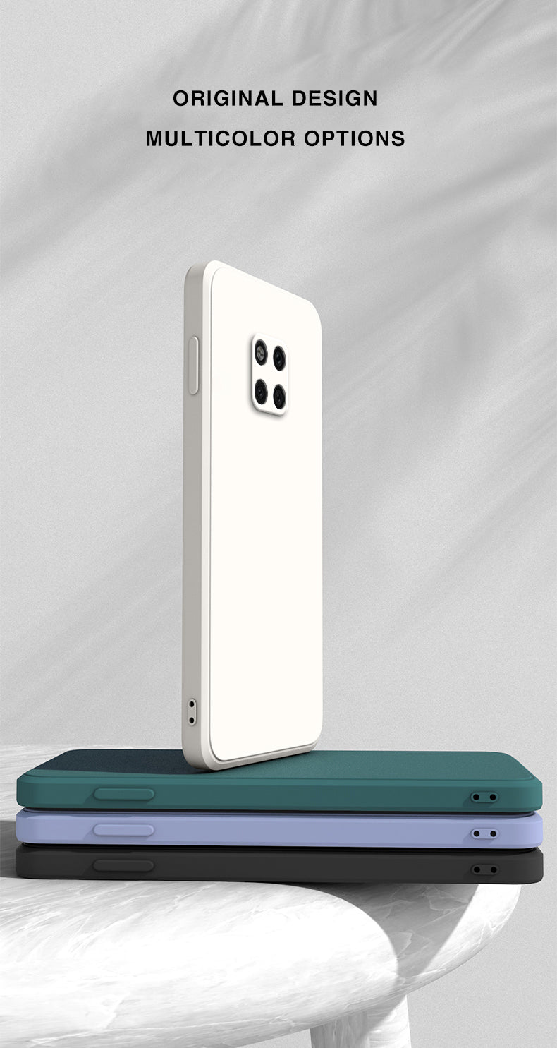 Original Soft Phone Case for Huawei Mate20 Mate 20 Pro X Square Liquid Silicone Luxury 20Pro Mate20Pro 20X 5G Back Cover Funda