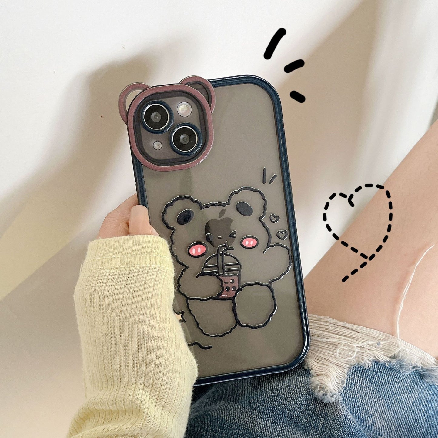 New Bear Photo Frame Phone Case