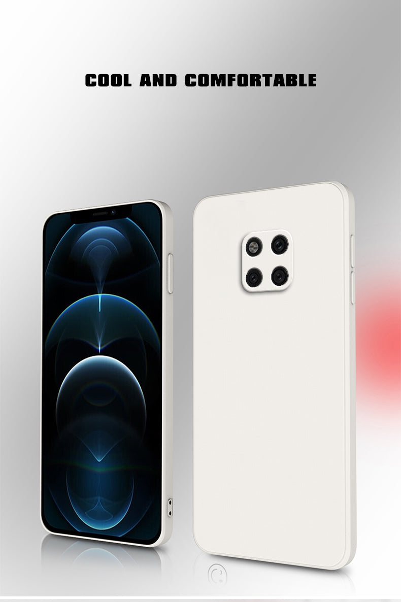 Original Soft Phone Case for Huawei Mate20 Mate 20 Pro X Square Liquid Silicone Luxury 20Pro Mate20Pro 20X 5G Back Cover Funda