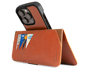 Dreem for iPhone 16 Pro Max Case Wallet, Revolutionary Phone Stand, Vegan Leather, MagSafe-Fit, Magnetic Detachable Flip Cover, RFID Blocking Card Holder, Gift-Box [Fibonacci:Black]