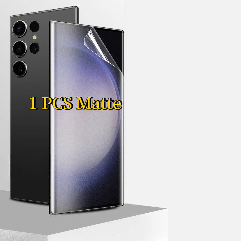 For Samsung Galaxy S21 S20 Ultra Plus FE Liquid silicone phone case and Matte hydrogel film