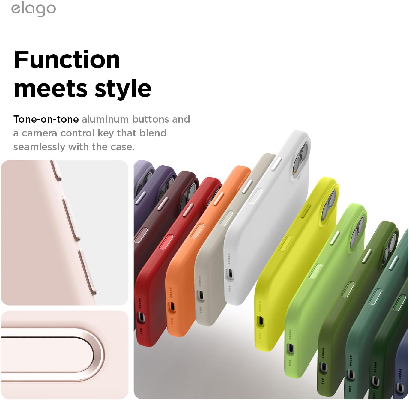 elago for iPhone 17 Case, Premium Magnetic Silicone Case, Compatible with MagSafe, Liquid Silicone Material, Protective Cover, Shockproof, Slim Phone, 6.3 inch (Lovely Pink)