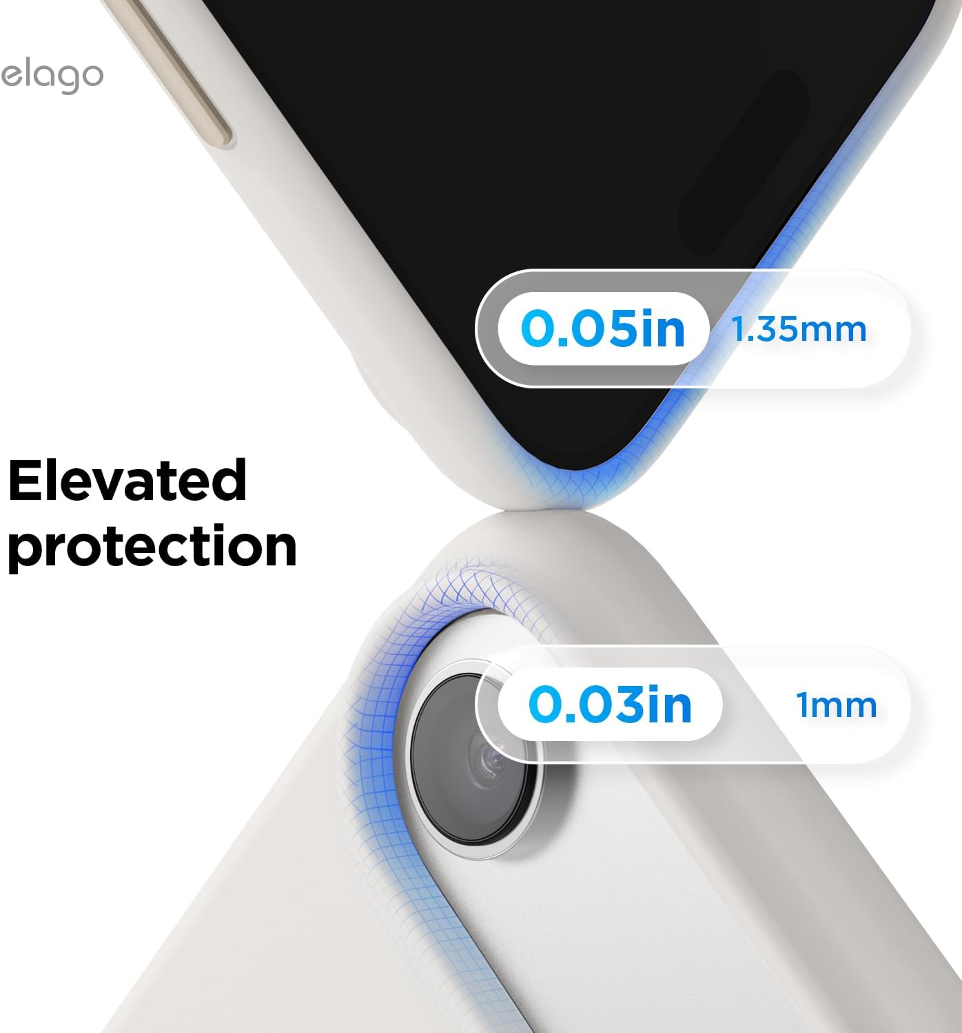 elago for iPhone Air Case, Premium Magnetic Silicone Case, Compatible with MagSafe, Liquid Silicone Material, Protective Cover, Shockproof, Slim Phone, 6.5 inch (Stone)