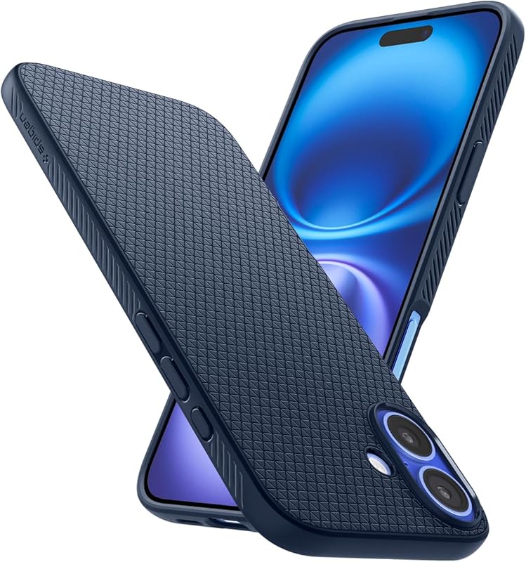 Spigen Compatible with iPhone 16 Case Liquid Air - Matte Black