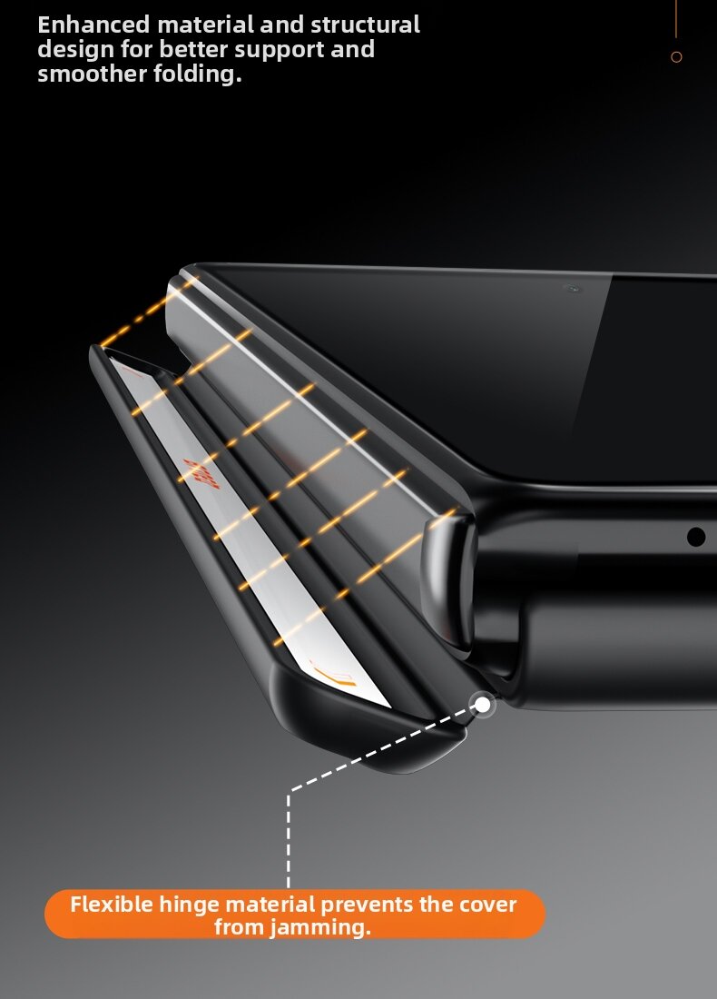 BLUEO | Folding Phone Case with Magnetic Hinge Protection Sleeve for Honor Magic V5