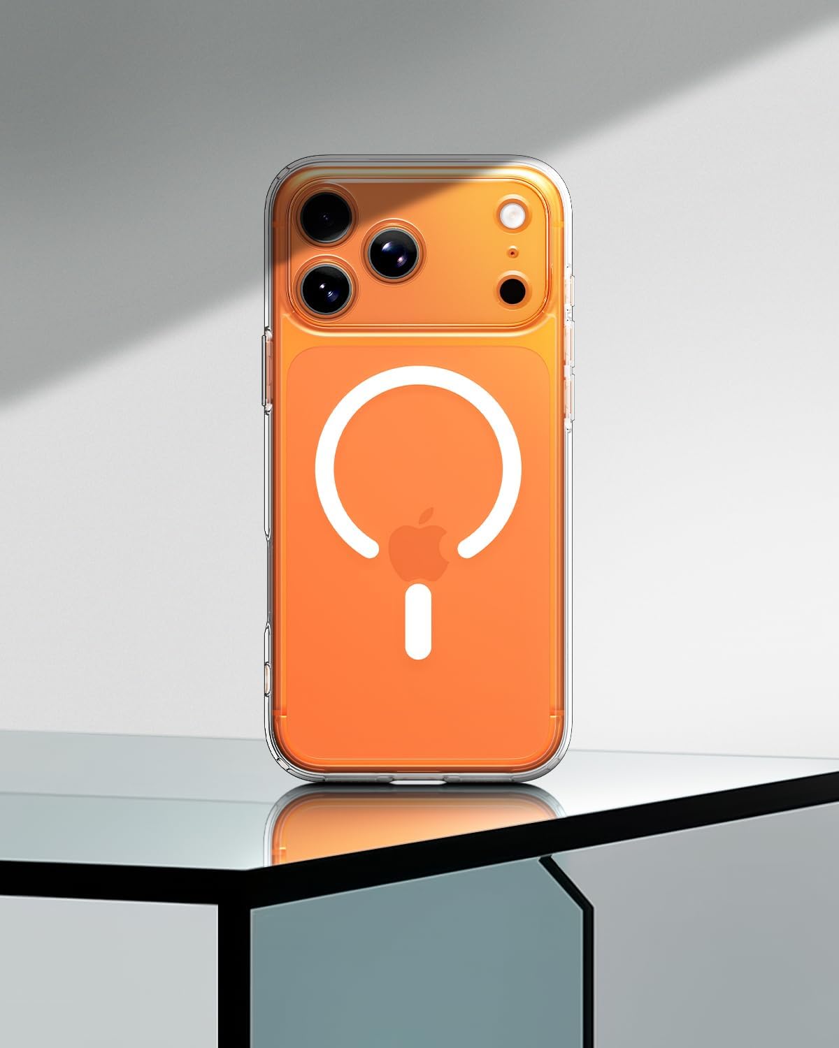 Spigen Compatible with iPhone 17 Pro Max Case Ultra Hybrid MagFit - Clear White