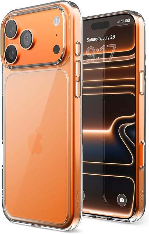 elago for iPhone Air Case, Crystral Clear Case, PC + TPU Hybrid Technology, Ultra Slim, Raised Camera Protection, Durable Scratch-Resistant, Shockproof Protective Cover, 6.5 inch