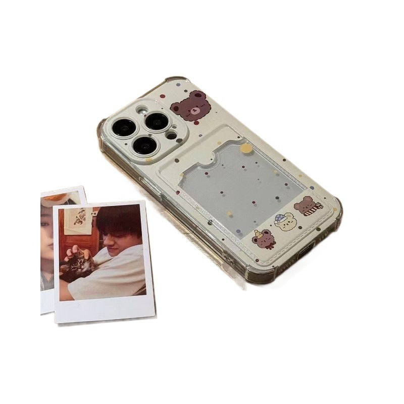 Cartoon Bear Photo Frame Phone Case