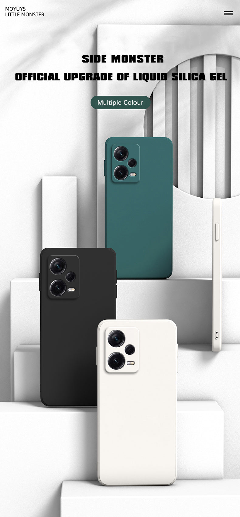 Square Liquid Silicone Case for Xiaomi Redmi Note 12 Pro Plus Discovery Soft Fundas Note12 12Pro Speed Pro+ Turbo 5G Basic Cover