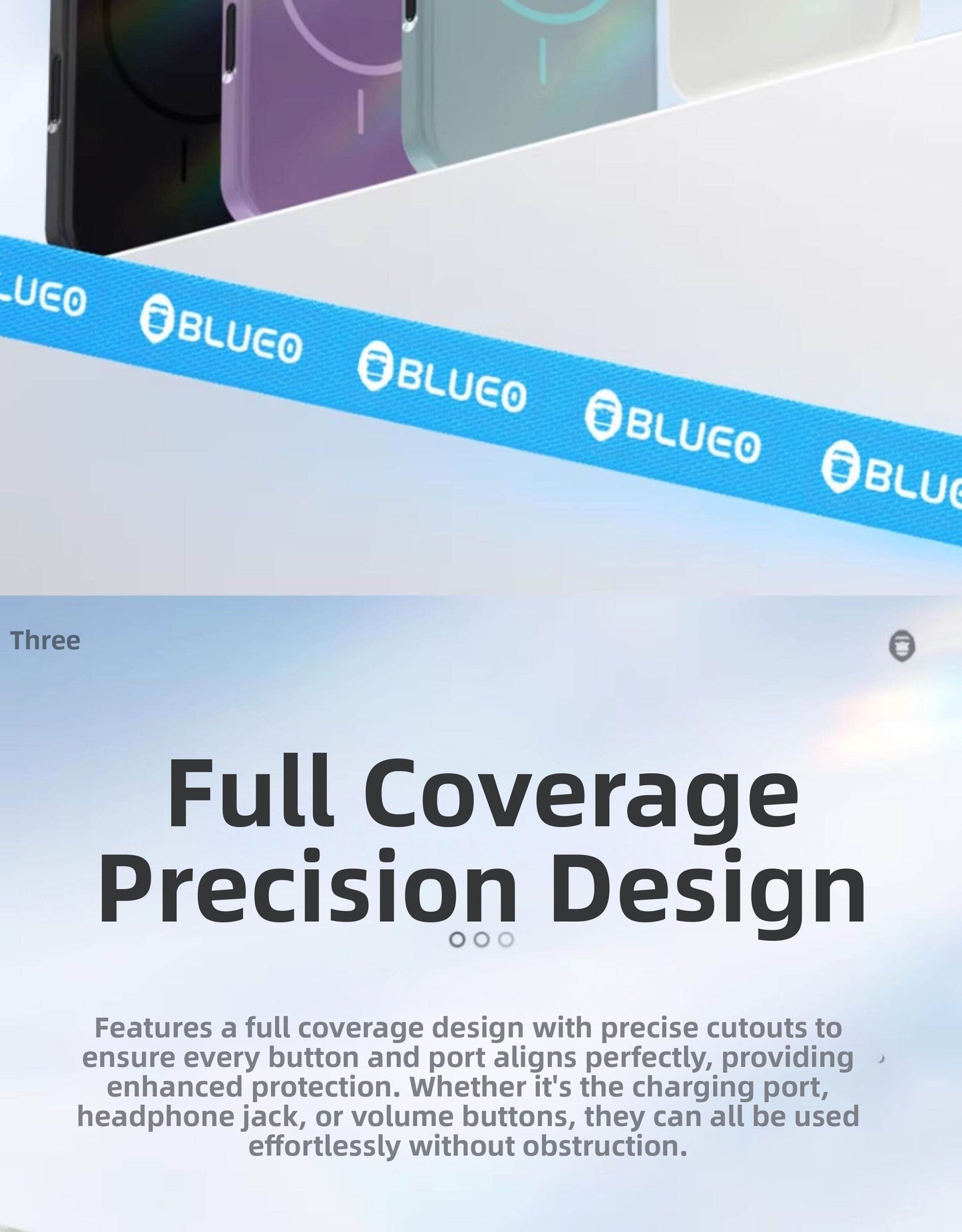 BLUEO | Advanced Protection Magnetic Anti-Shock Phone Case for iPhone 16 Pro and iPhone 15 Pro Max