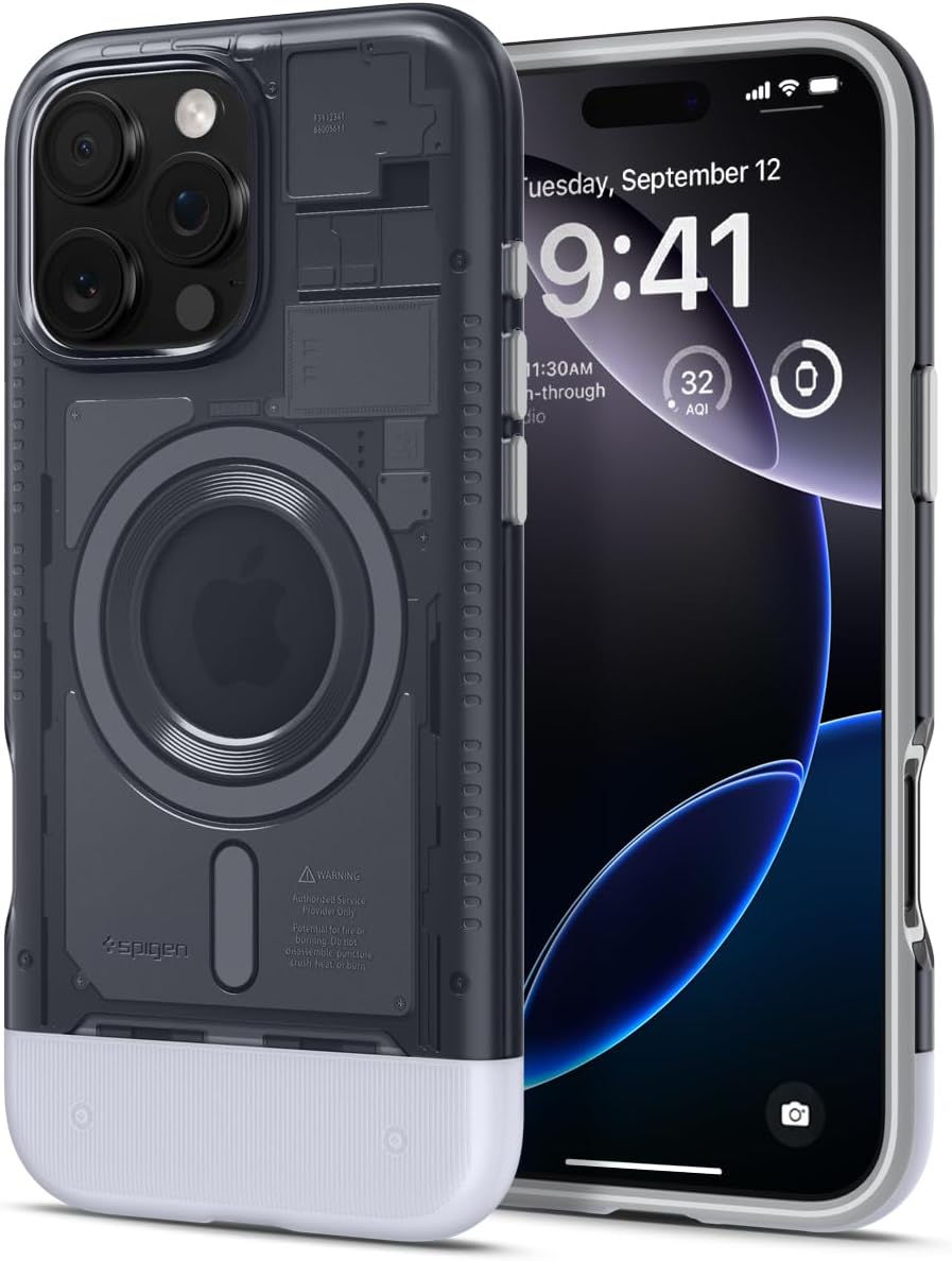 Spigen Compatible with iPhone 16 Pro Max Case Classic C1 MagFit - Graphite