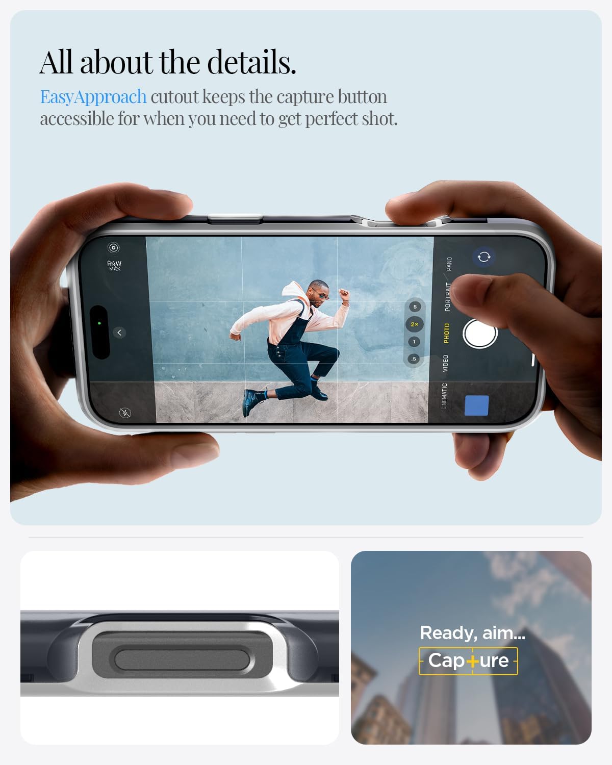 Spigen Compatible with iPhone 16 Pro Max Case Classic C1 MagFit - Graphite