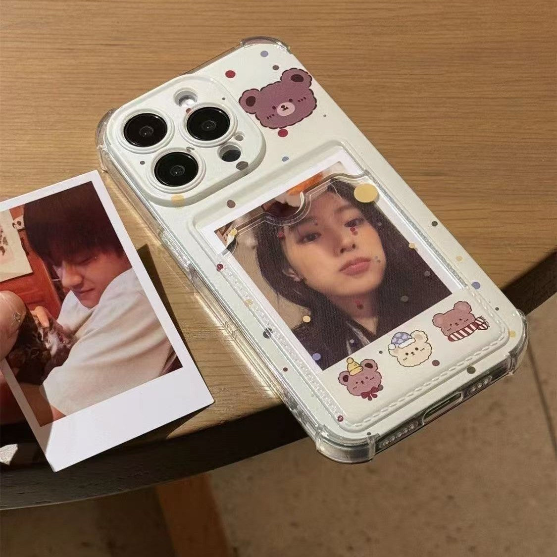 Cartoon Bear Photo Frame Phone Case