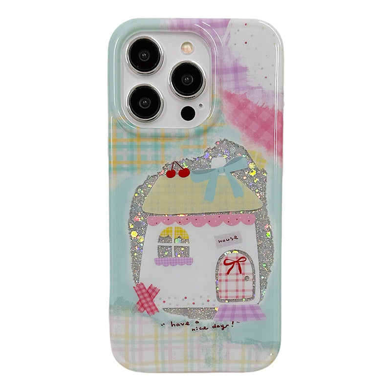 Korean Style Niche Cute House Phone Case