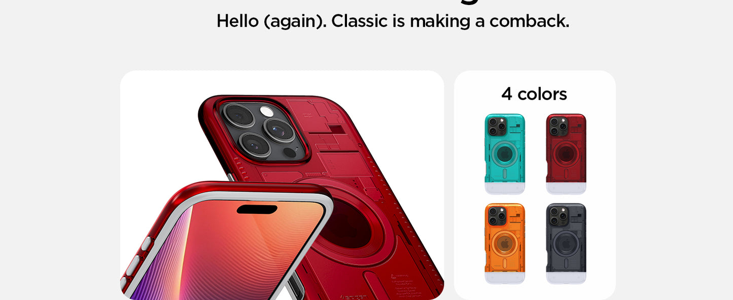 Spigen Compatible with iPhone 16 Pro Max Case Classic C1 MagFit - Graphite