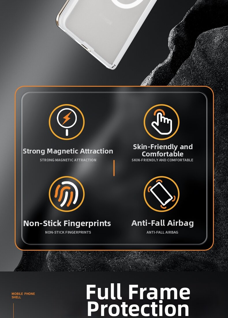 BLUEO | Folding Phone Case with Magnetic Hinge Protection Sleeve for Honor Magic V5