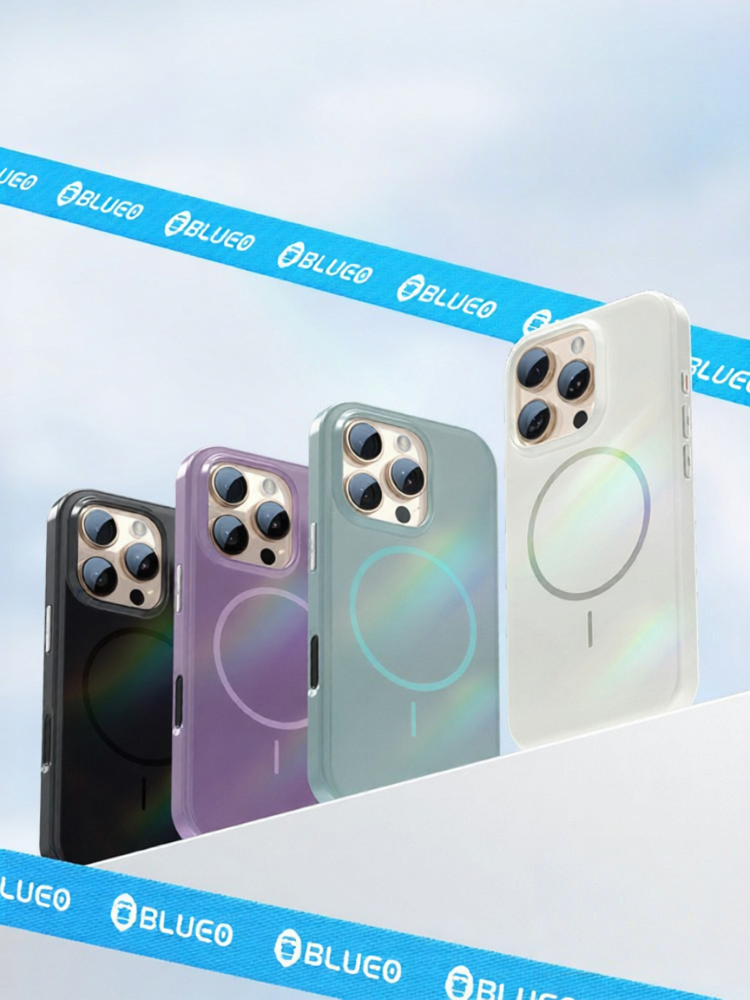 BLUEO | Advanced Protection Magnetic Anti-Shock Phone Case for iPhone 16 Pro and iPhone 15 Pro Max