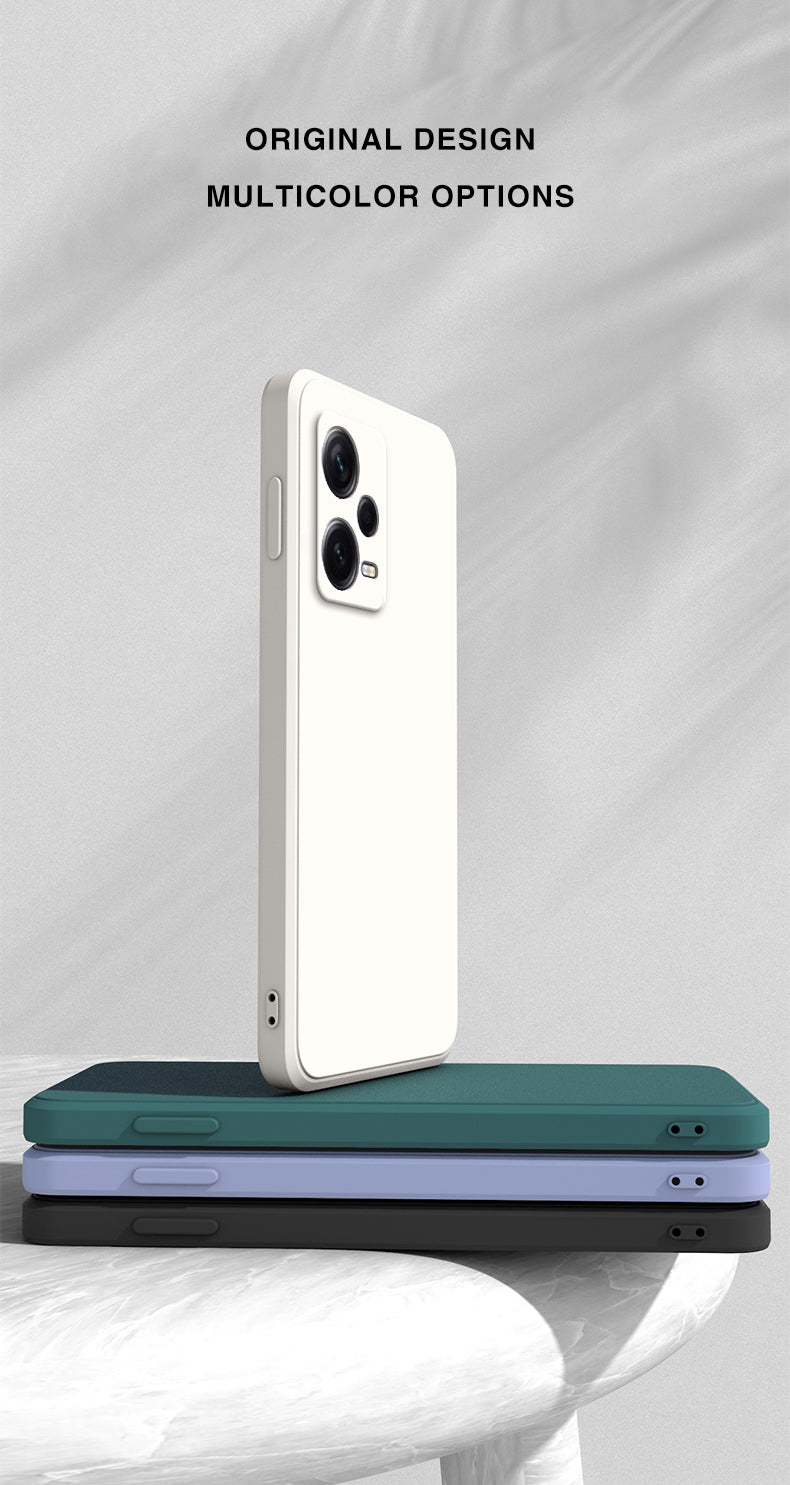 Square Liquid Silicone Case for Xiaomi Redmi Note 12 Pro Plus Discovery Soft Fundas Note12 12Pro Speed Pro+ Turbo 5G Basic Cover