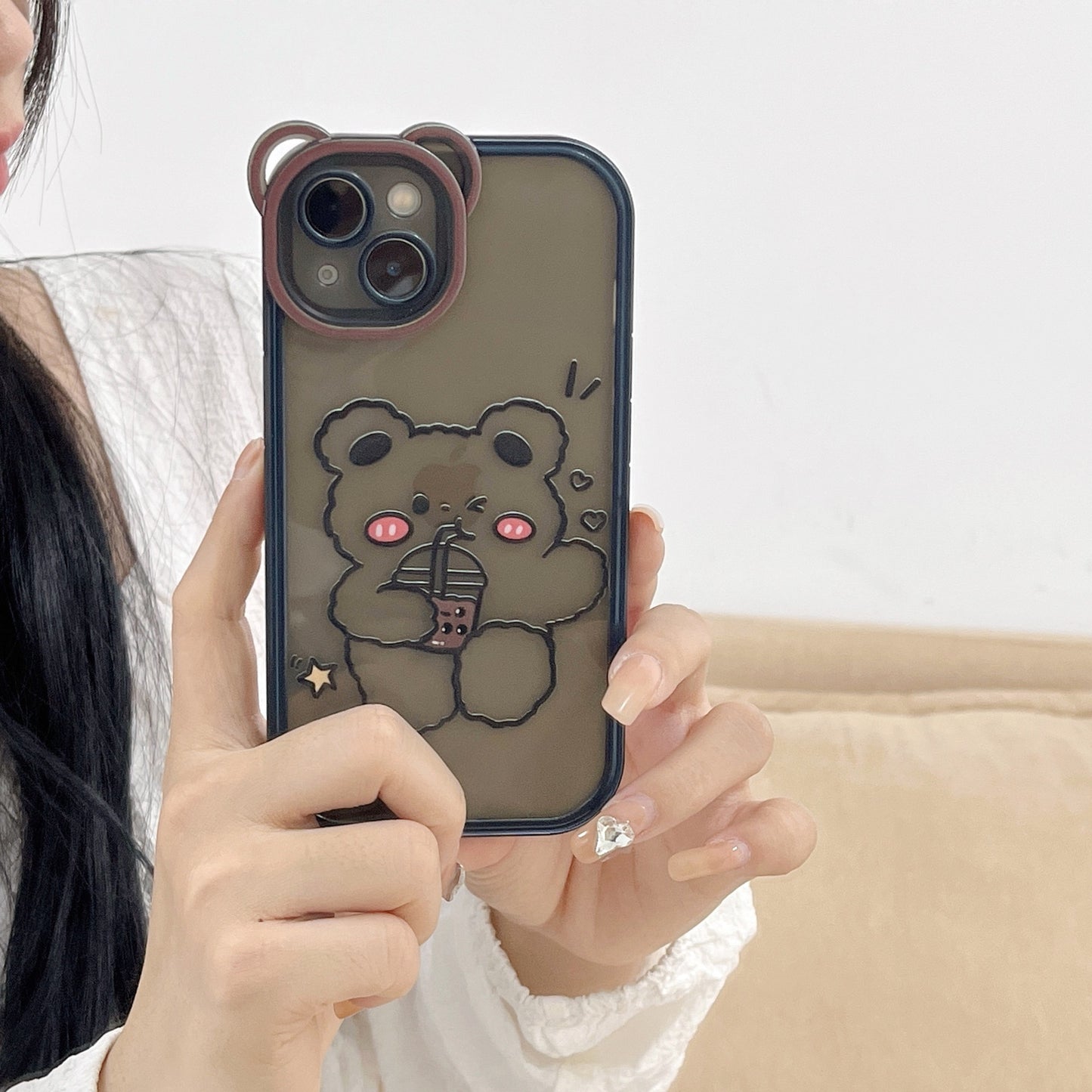 New Bear Photo Frame Phone Case