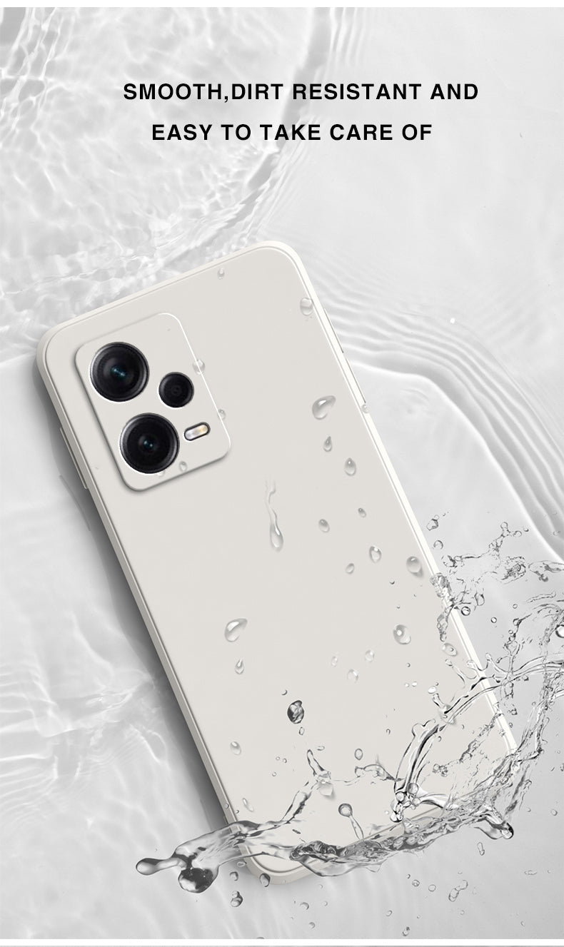 Square Liquid Silicone Case for Xiaomi Redmi Note 12 Pro Plus Discovery Soft Fundas Note12 12Pro Speed Pro+ Turbo 5G Basic Cover