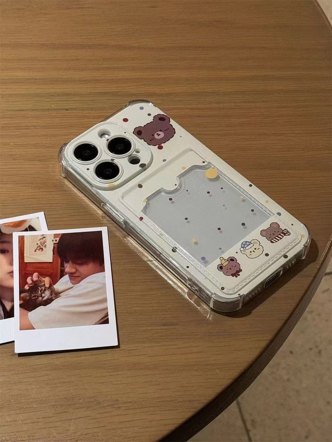 Cartoon Bear Photo Frame Phone Case
