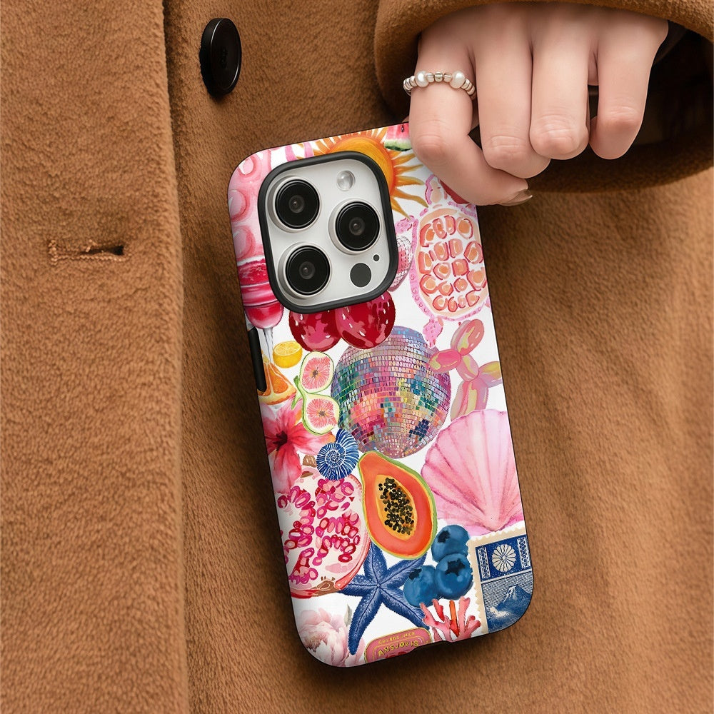 Creative And Minimalist Marine Bio Printed Phone Case