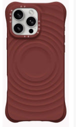 CASE Solid Color Wave Skin Feel MagSafe Magnetic Suction Applicable iPhone17promax iPhone Case16pro