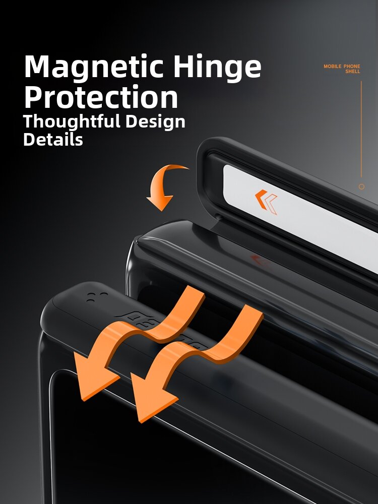 BLUEO | Folding Phone Case with Magnetic Hinge Protection Sleeve for Honor Magic V5