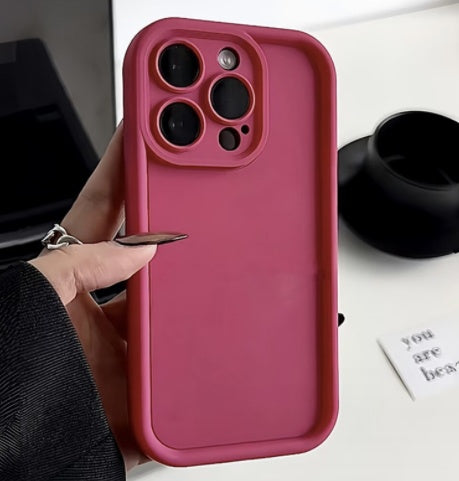 Frosted Photo Frame Simple Drop-resistant Soft Phone Case