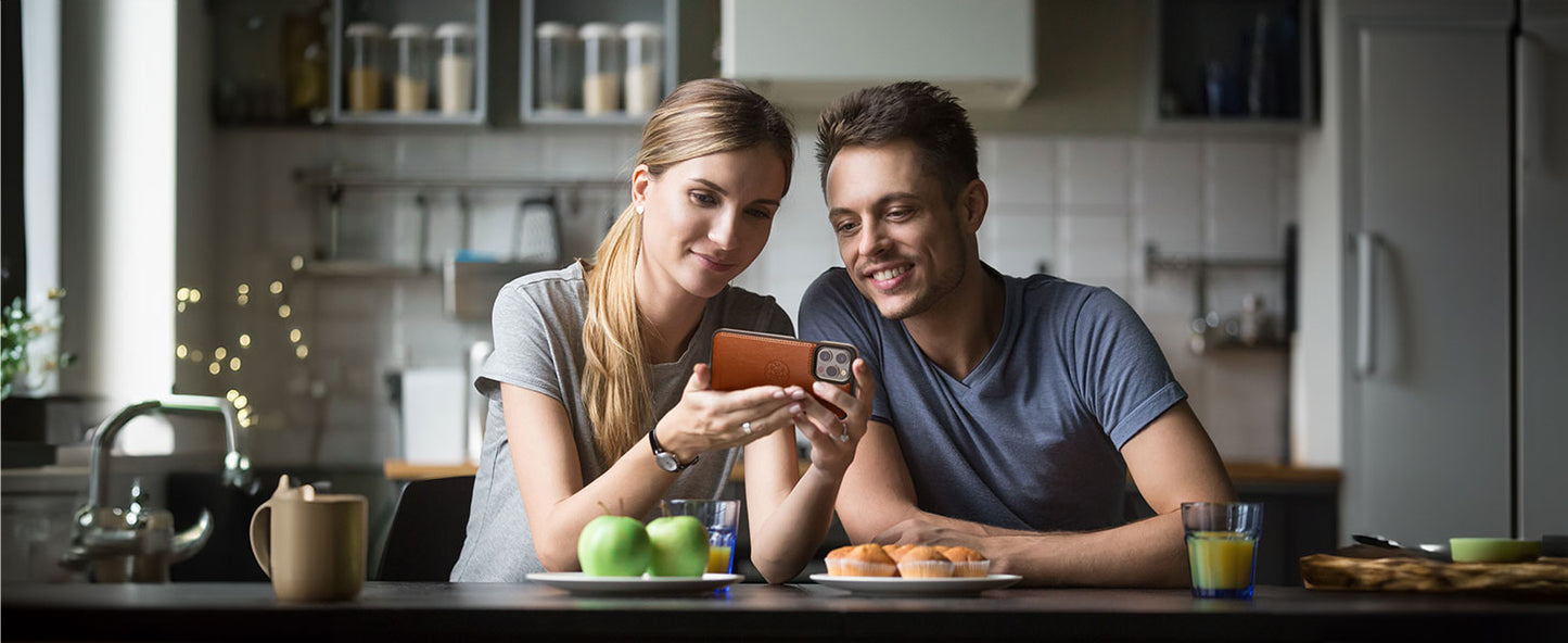 Dreem for iPhone 16 Pro Max Case Wallet, Revolutionary Phone Stand, Vegan Leather, MagSafe-Fit, Magnetic Detachable Flip Cover, RFID Blocking Card Holder, Gift-Box [Fibonacci:Black]