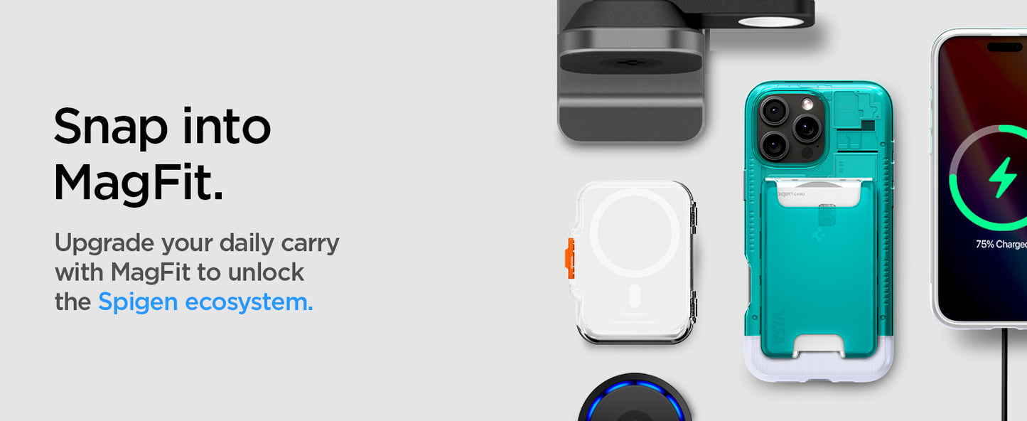 Spigen Compatible with iPhone 16 Pro Max Case Classic C1 MagFit - Graphite