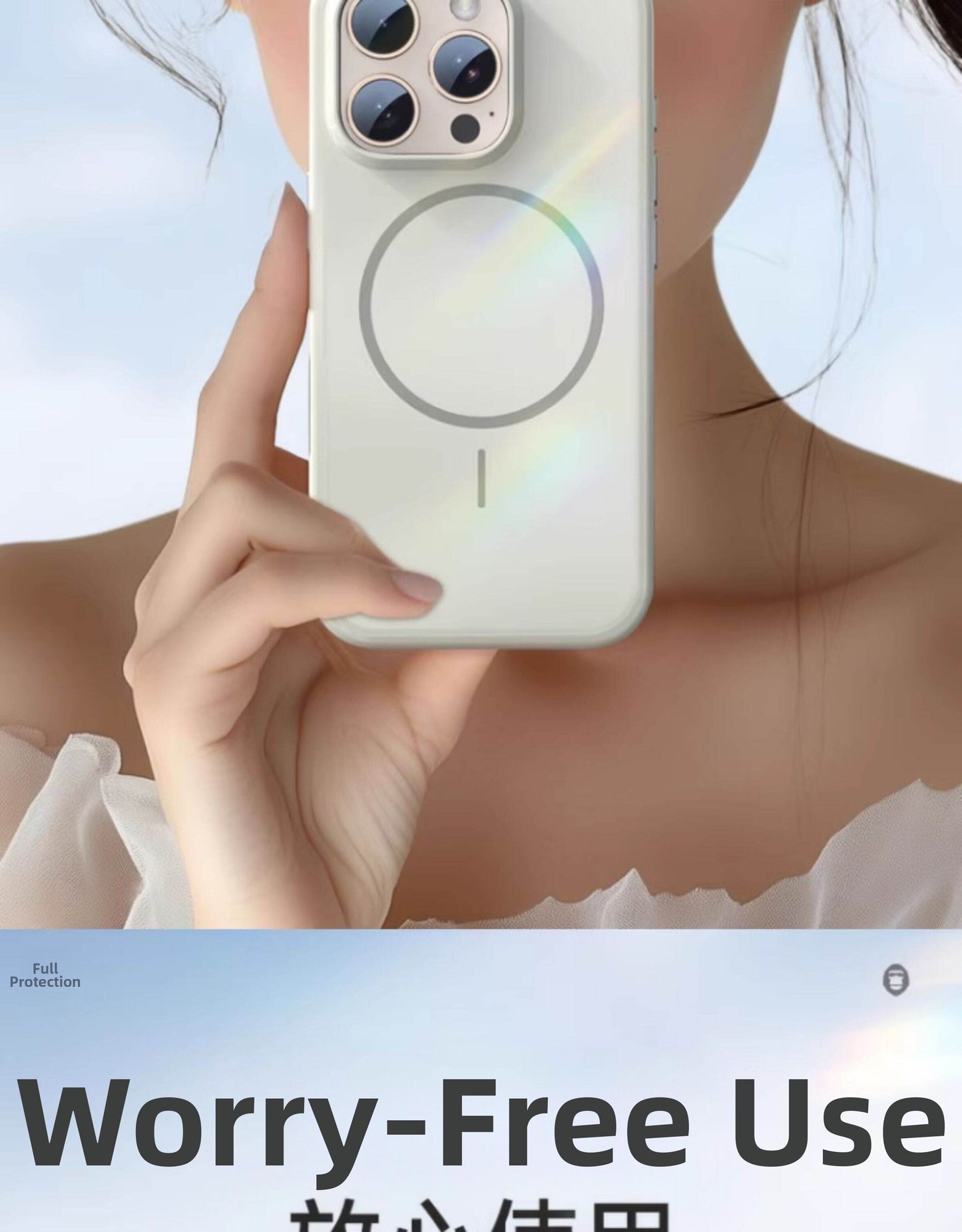 BLUEO | Advanced Protection Magnetic Anti-Shock Phone Case for iPhone 16 Pro and iPhone 15 Pro Max