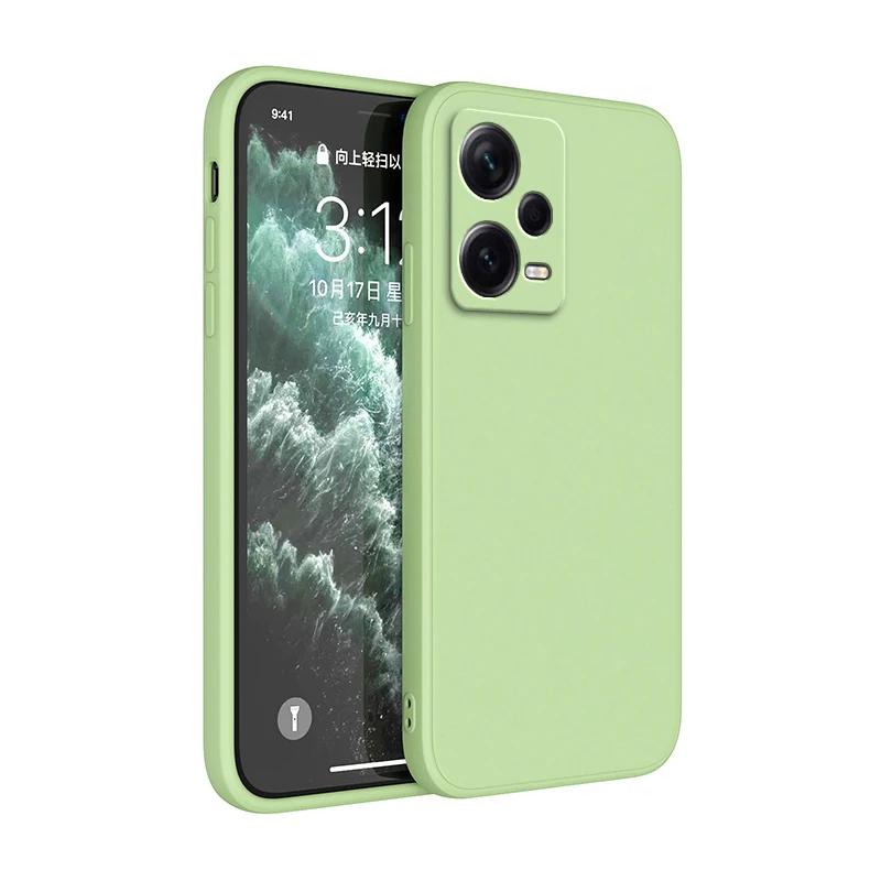 Square Liquid Silicone Case for Xiaomi Redmi Note 12 Pro Plus Discovery Soft Fundas Note12 12Pro Speed Pro+ Turbo 5G Basic Cover