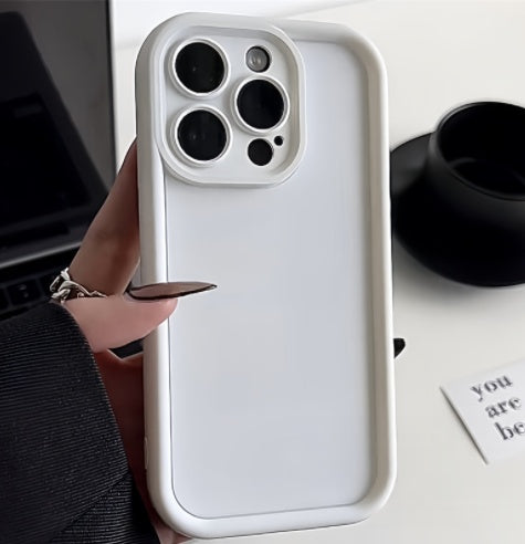 Frosted Photo Frame Simple Drop-resistant Soft Phone Case