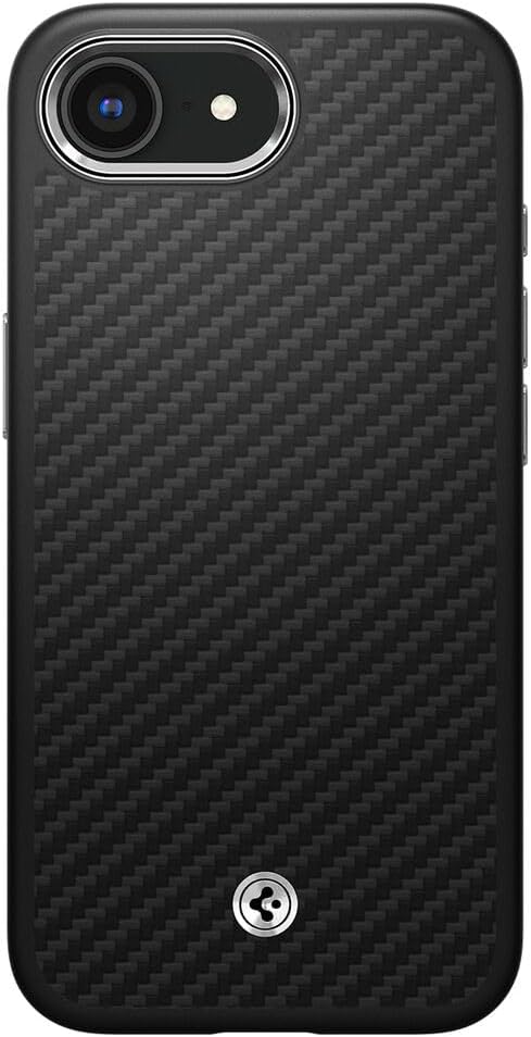 Spigen Enzo Aramid Compatible with iPhone 16e Case Cover - Matte Black